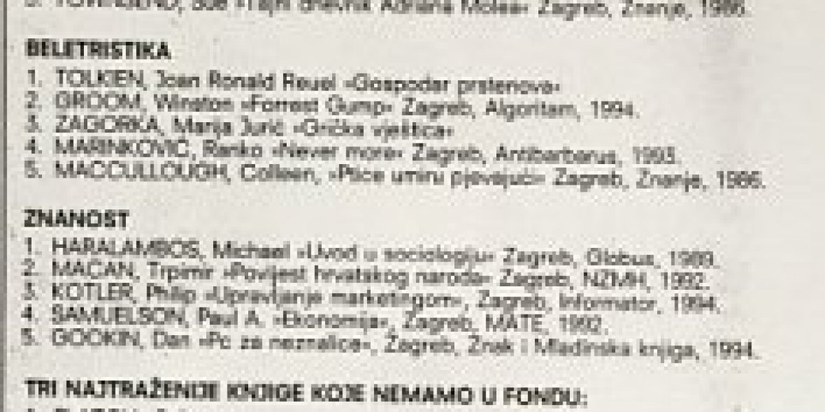 Hrvatsko slovo, svibanj 1995